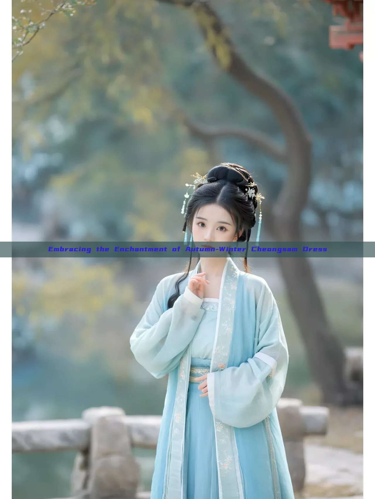 Embracing the Enchantment of Autumn-Winter Cheongsam Dress