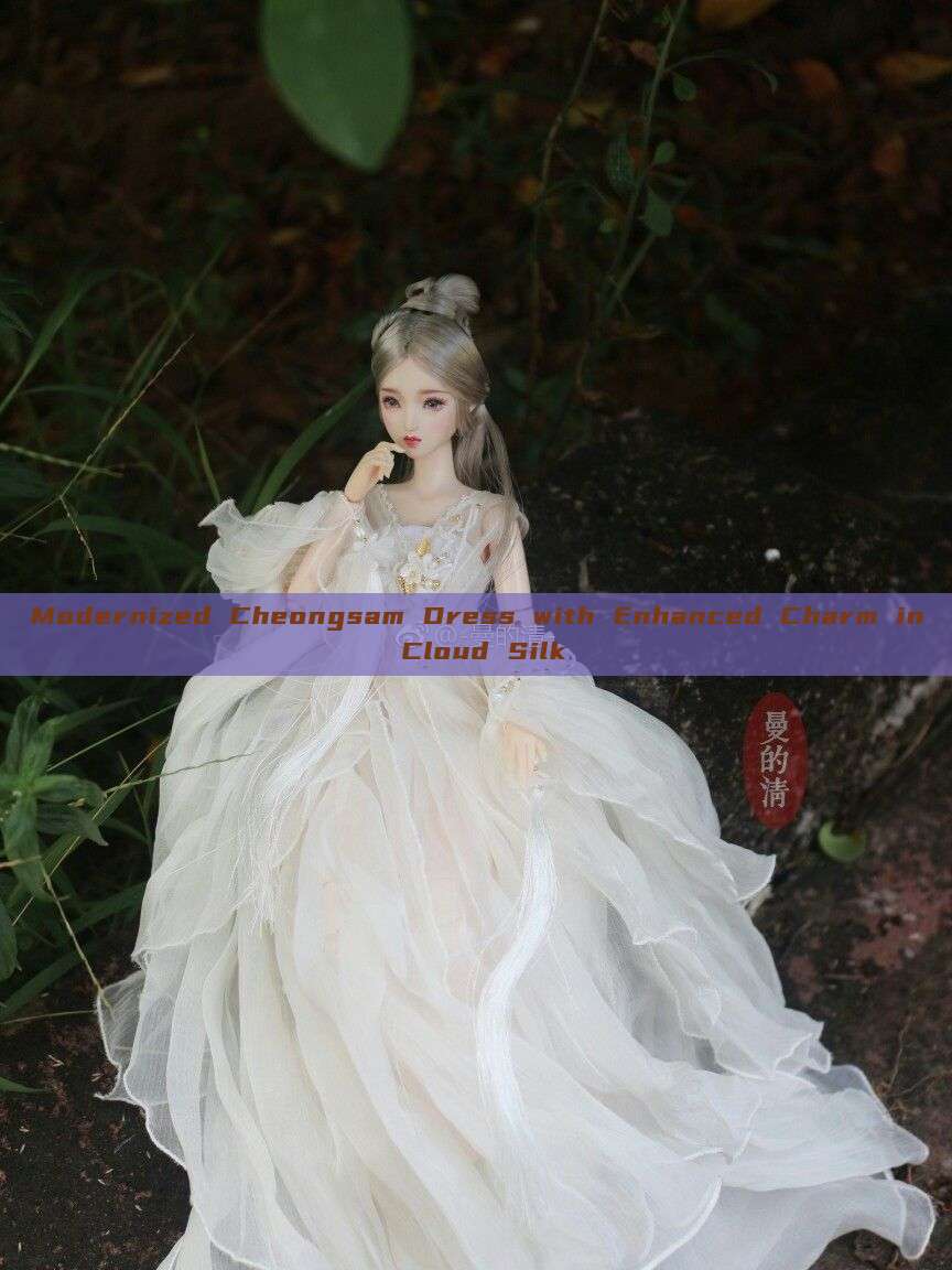 Modernized Cheongsam Dress with Enhanced Charm in Cloud Silk Modernized Cheongsam Dress with Enhanced Charm in Cloud Silk