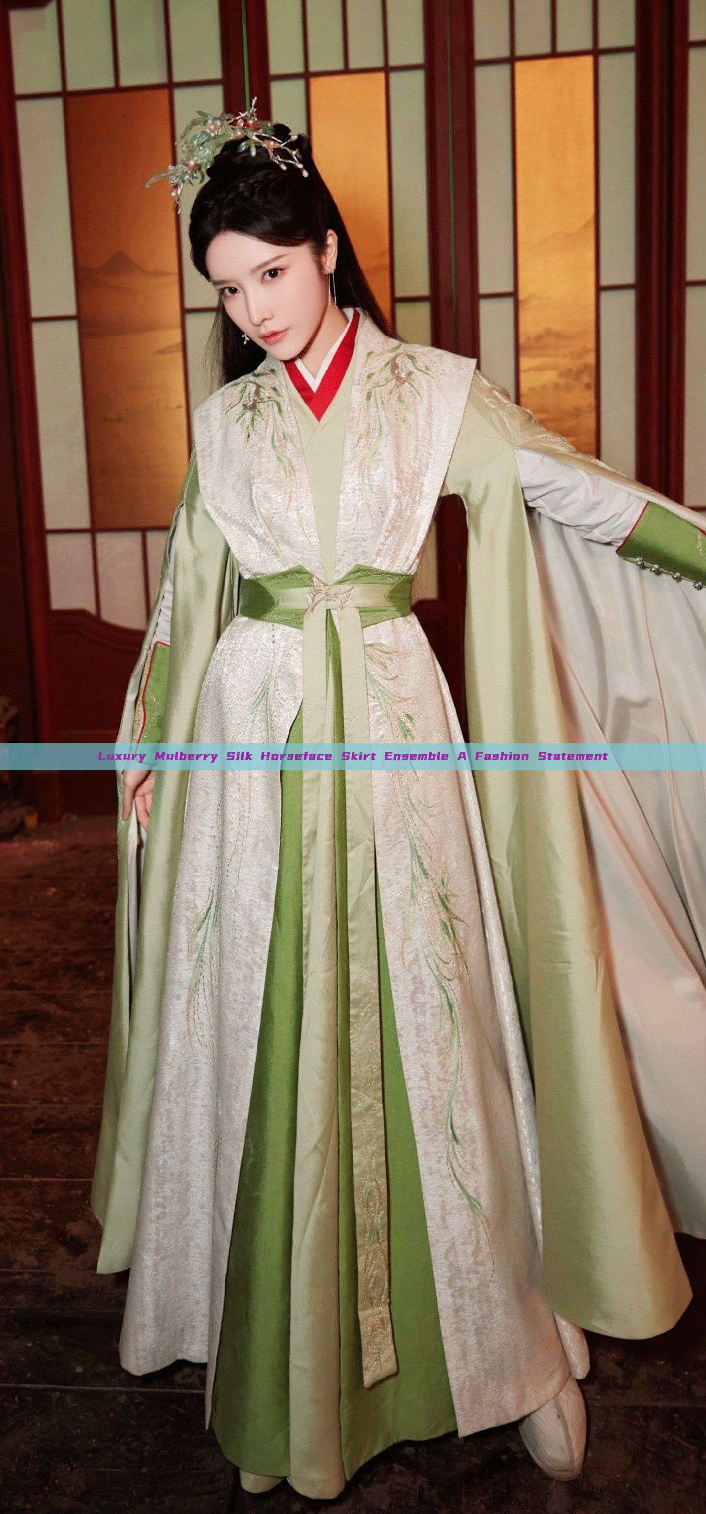 Luxury Mulberry Silk Horseface Skirt Ensemble A Fashion Statement Luxury Mulberry Silk Horseface Skirt Ensemble A Fashion Statement