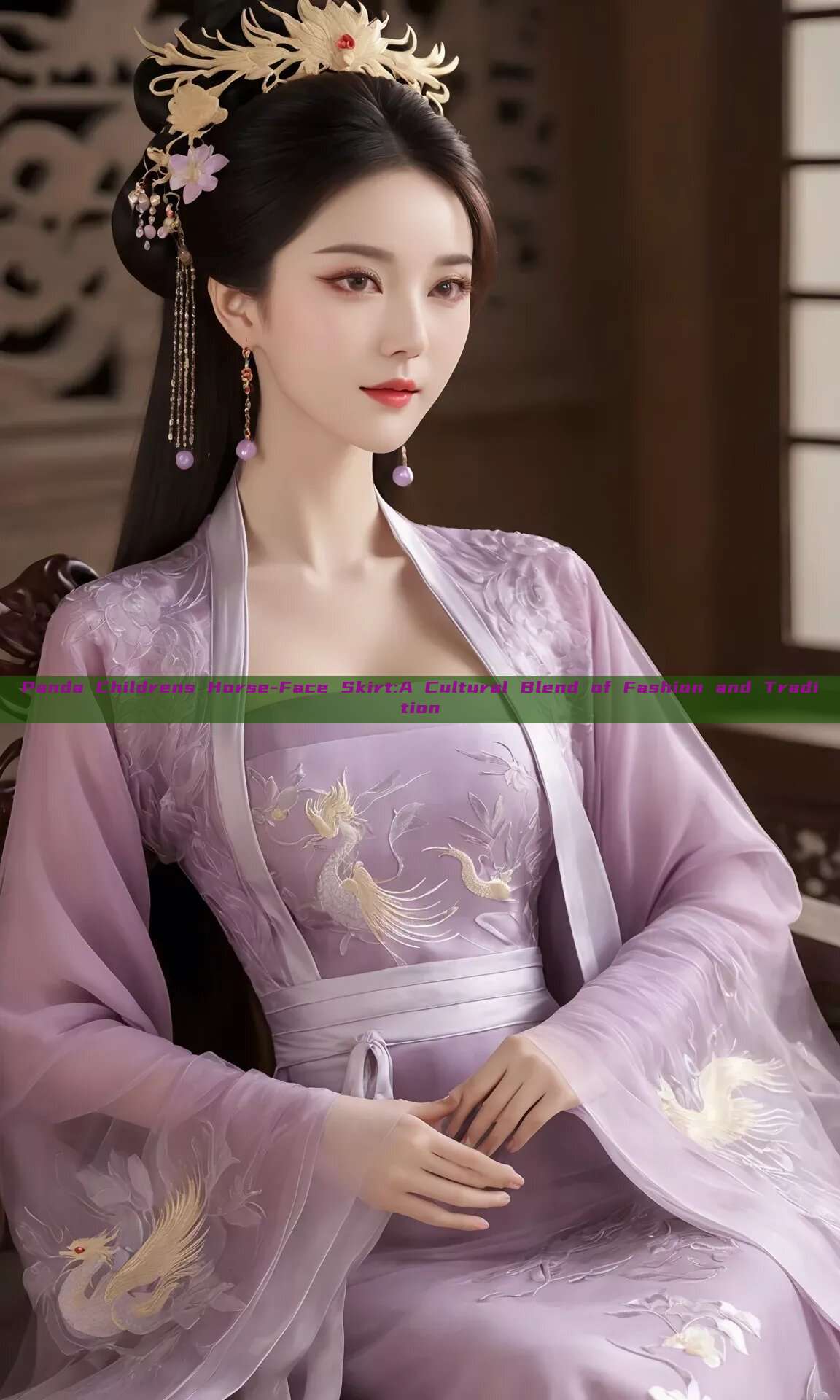 Panda Childrens Horse-Face Skirt:A Cultural Blend of Fashion and Tradition Panda Childrens Horse-Face Skirt:A Cultural Blend of Fashion and Tradition