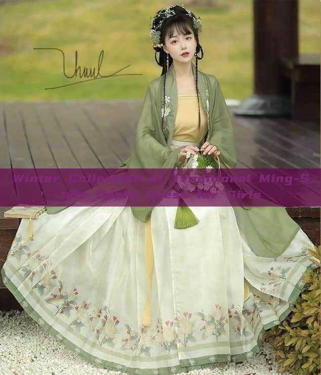 Winter Collection of Traditional Ming-Style Hanfu Dress for Girls Winter Collection of Traditional Ming-Style Hanfu Dress for Girls