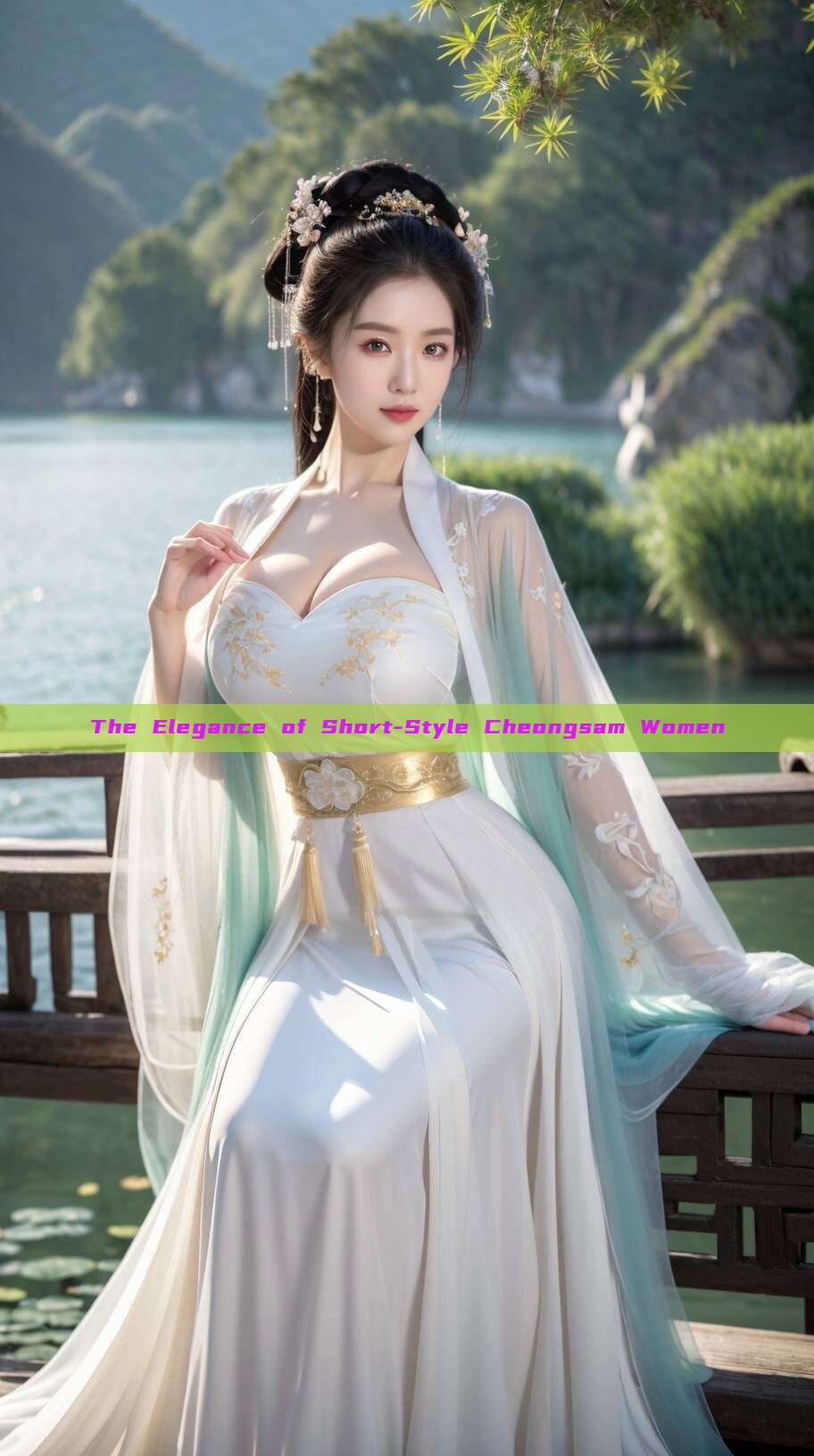 The Elegance of Short-Style Cheongsam Women The Elegance of Short-Style Cheongsam Women