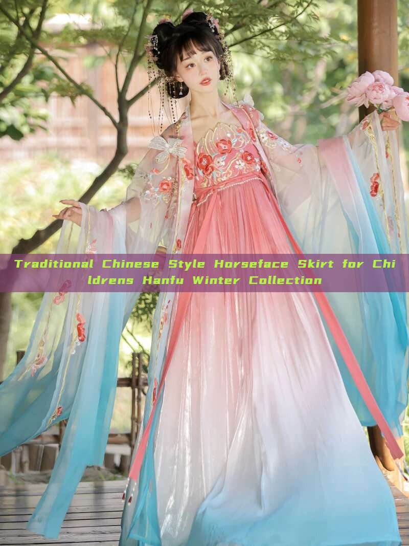 Traditional Chinese Style Horseface Skirt for Childrens Hanfu Winter Collection Traditional Chinese Style Horseface Skirt for Childrens Hanfu Winter Collection