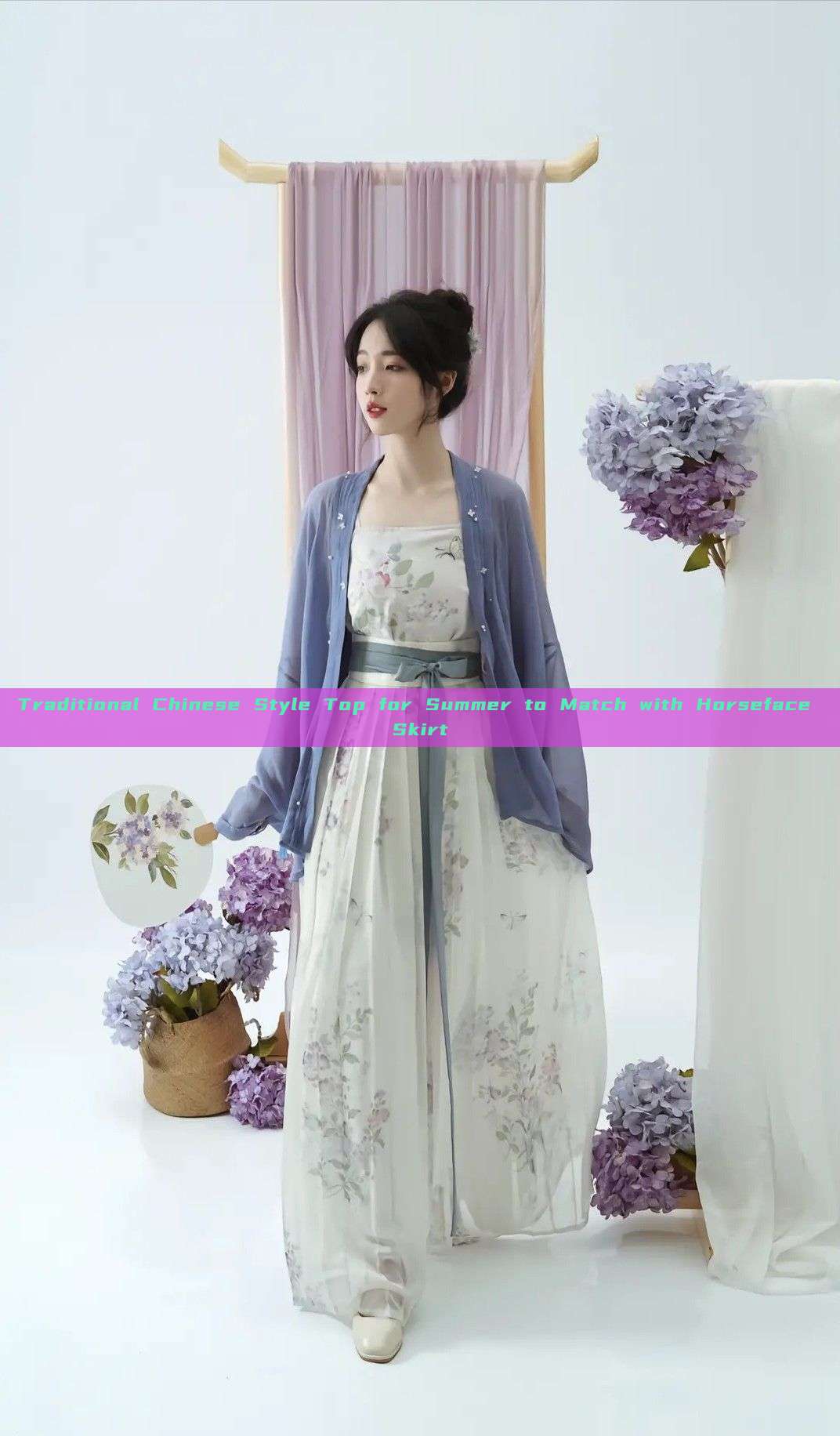 Traditional Chinese Style Top for Summer to Match with Horseface Skirt Traditional Chinese Style Top for Summer to Match with Horseface Skirt