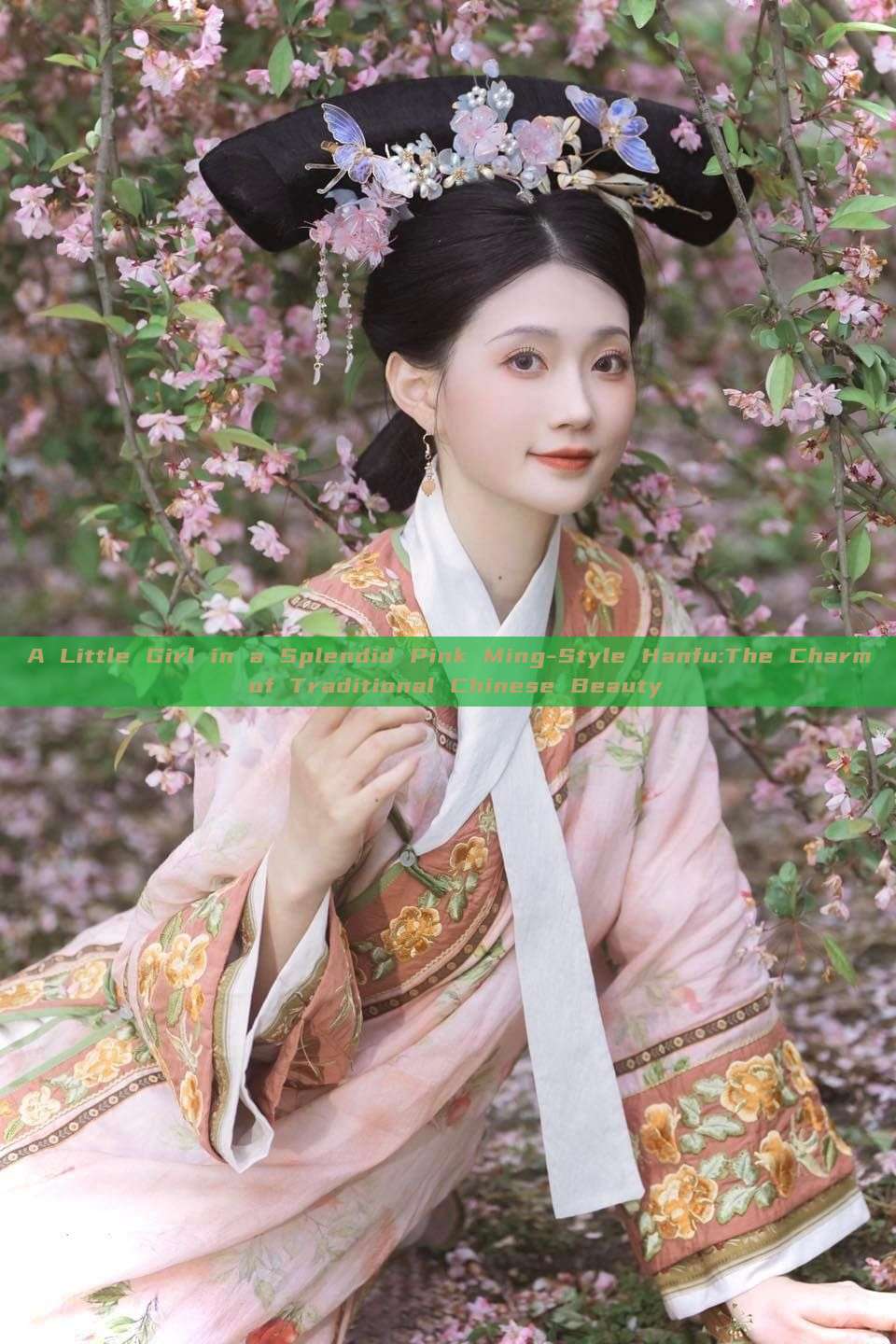 A Little Girl in a Splendid Pink Ming-Style Hanfu:The Charm of Traditional Chinese Beauty A Little Girl in a Splendid Pink Ming-Style Hanfu:The Charm of Traditional Chinese Beauty