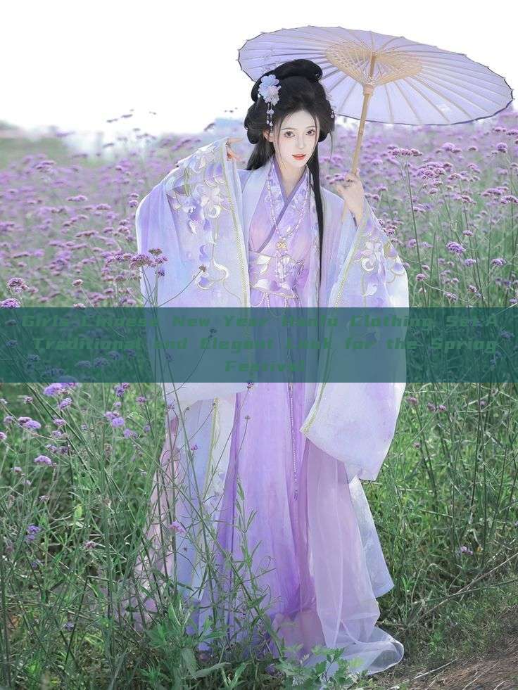 Girls Chinese New Year Hanfu Clothing Set:A Traditional and Elegant Look for the Spring Festival Girls Chinese New Year Hanfu Clothing Set:A Traditional and Elegant Look for the Spring Festival