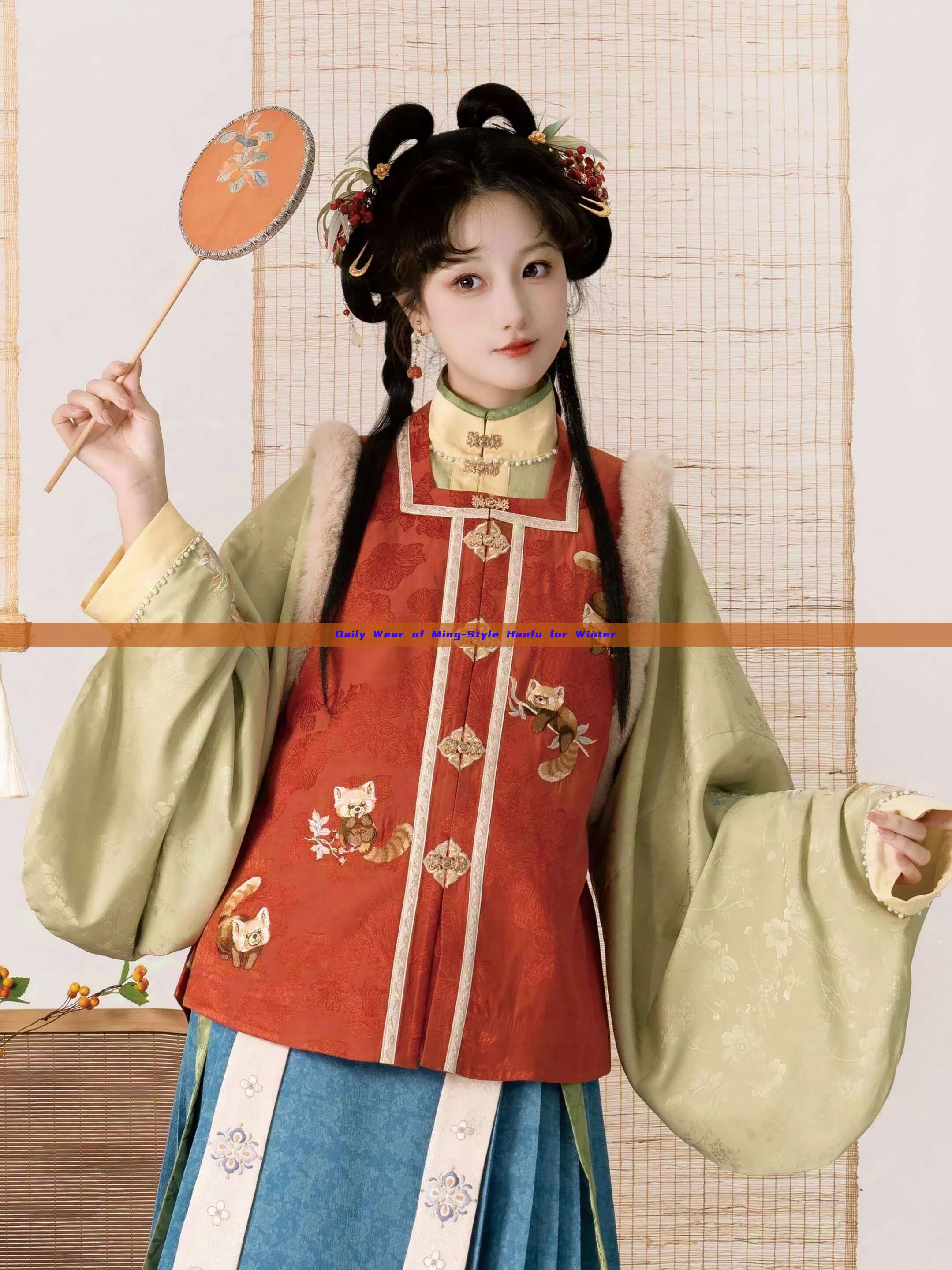 Daily Wear of Ming-Style Hanfu for Winter Daily Wear of Ming-Style Hanfu for Winter