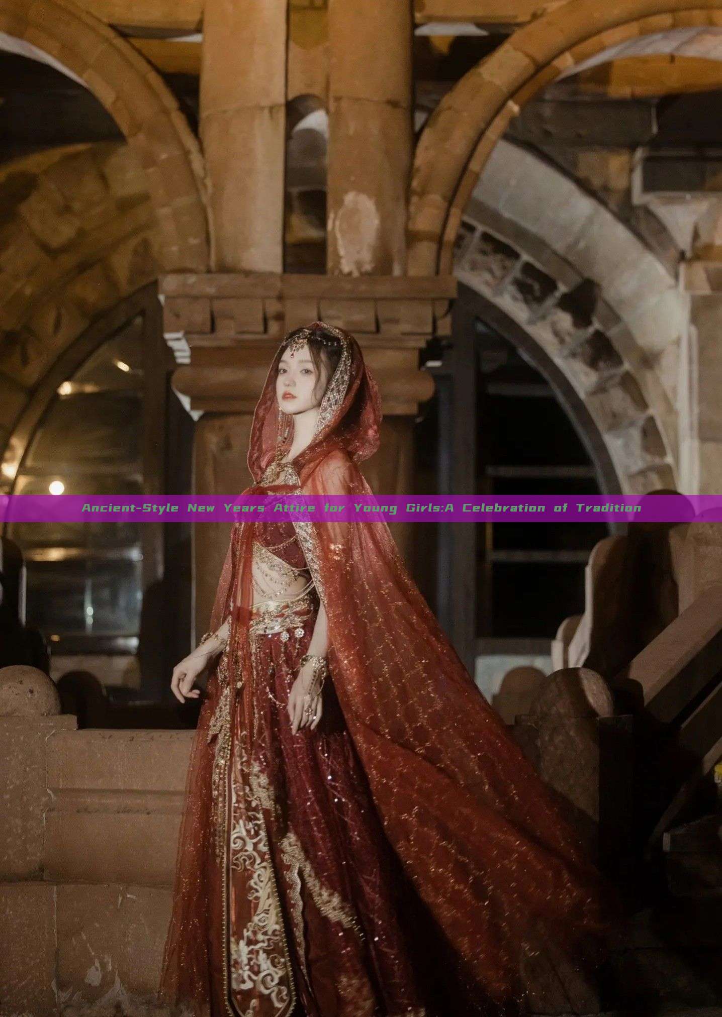 Ancient-Style New Years Attire for Young Girls:A Celebration of Tradition