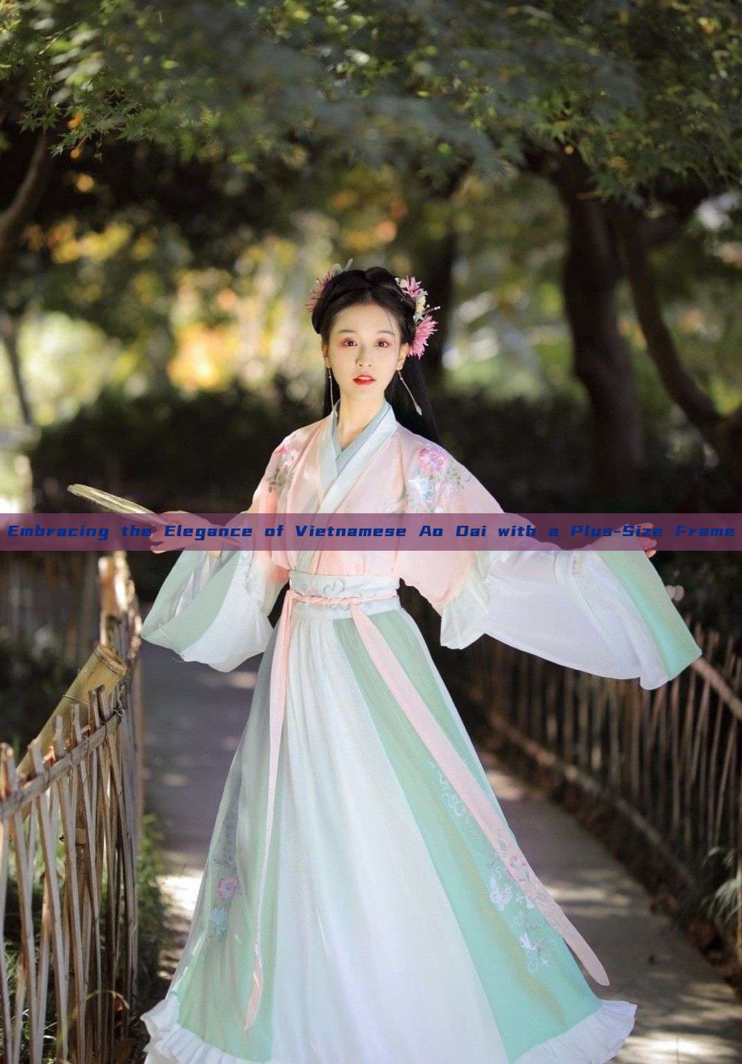 Embracing the Elegance of Vietnamese Ao Dai with a Plus-Size Frame