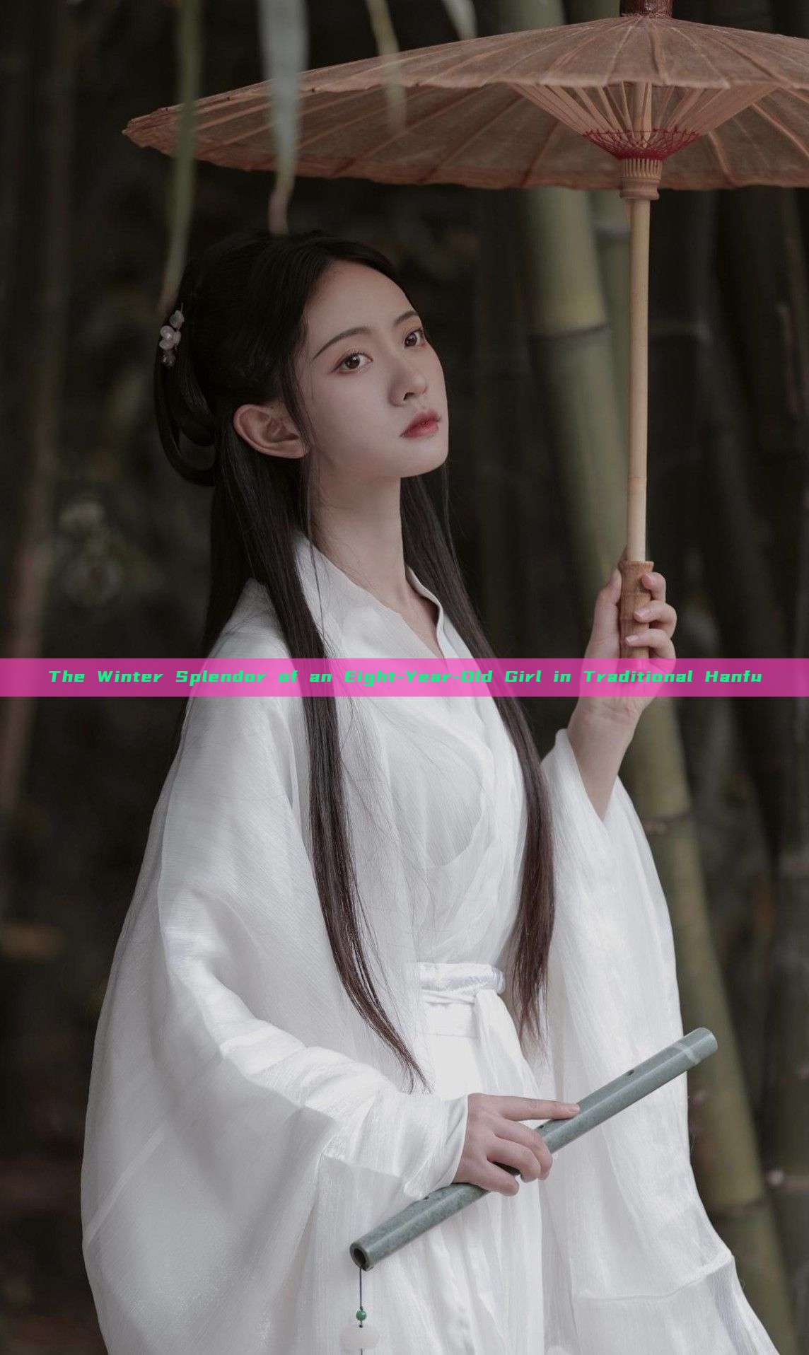 The Winter Splendor of an Eight-Year-Old Girl in Traditional Hanfu