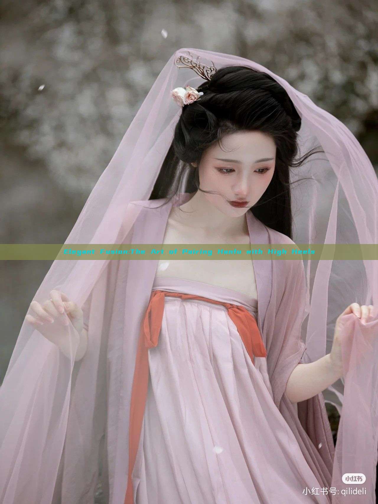 Elegant Fusion:The Art of Pairing Hanfu with High Heels