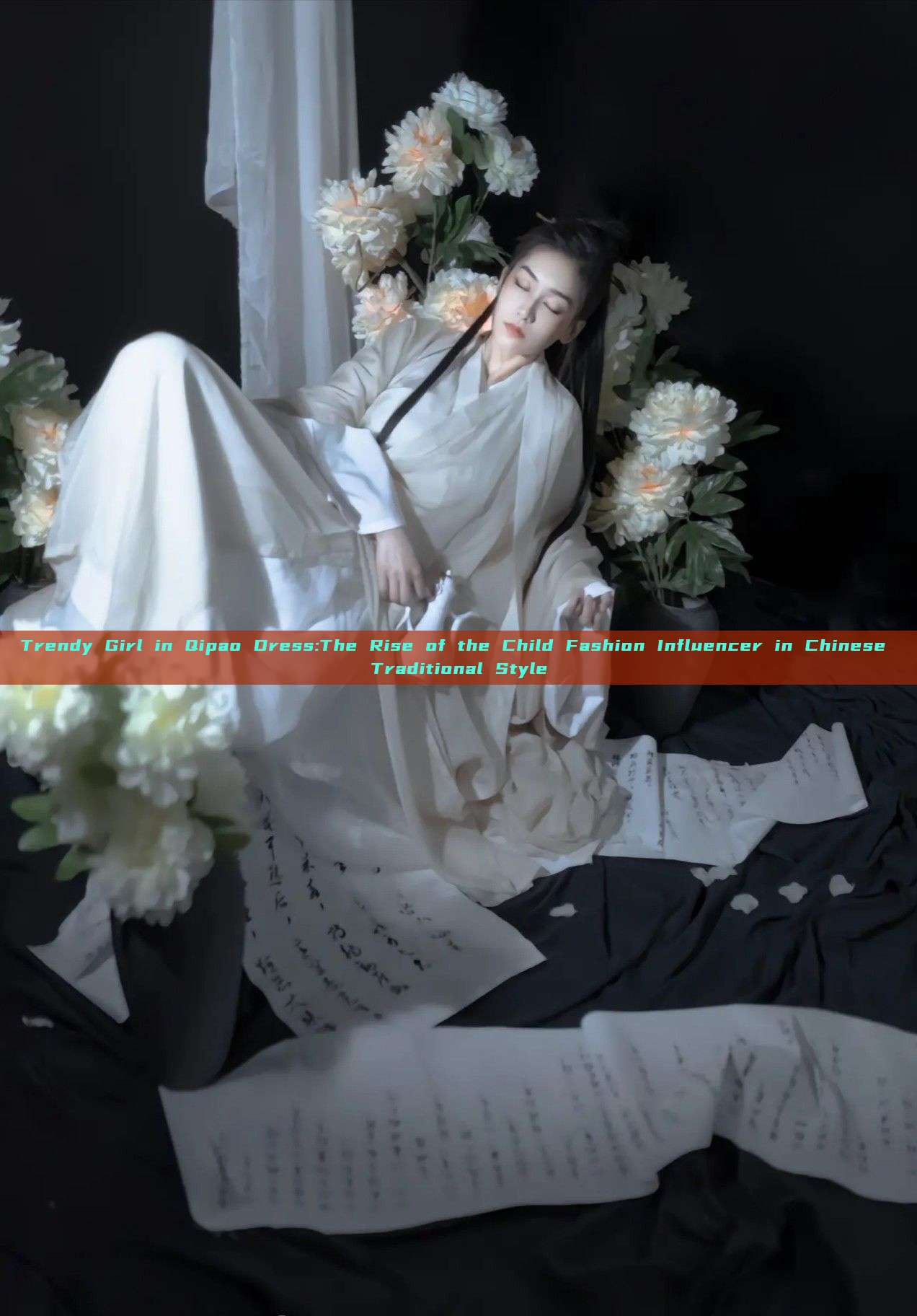Trendy Girl in Qipao Dress:The Rise of the Child Fashion Influencer in Chinese Traditional Style