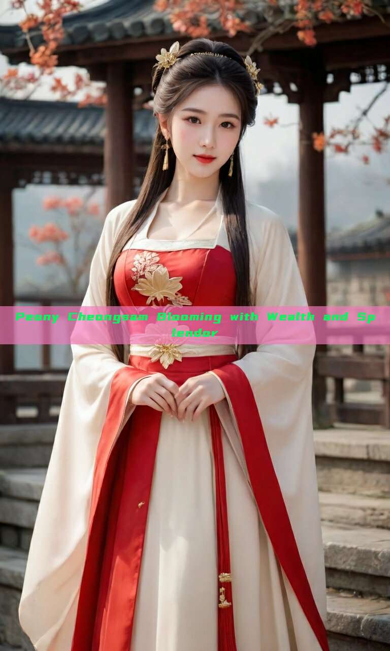 Peony Cheongsam Blooming with Wealth and Splendor
