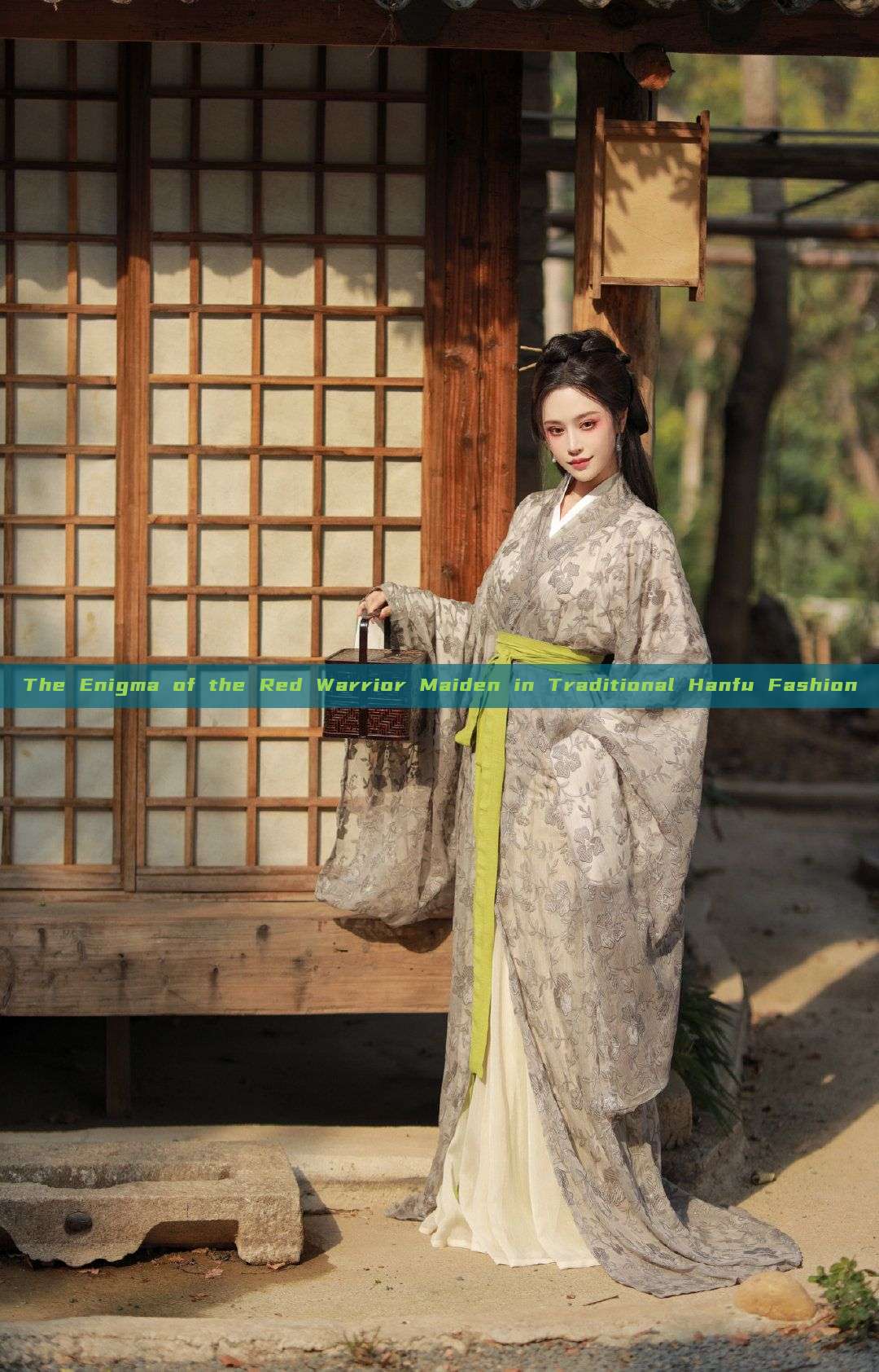 The Enigma of the Red Warrior Maiden in Traditional Hanfu Fashion The Enigma of the Red Warrior Maiden in Traditional Hanfu Fashion