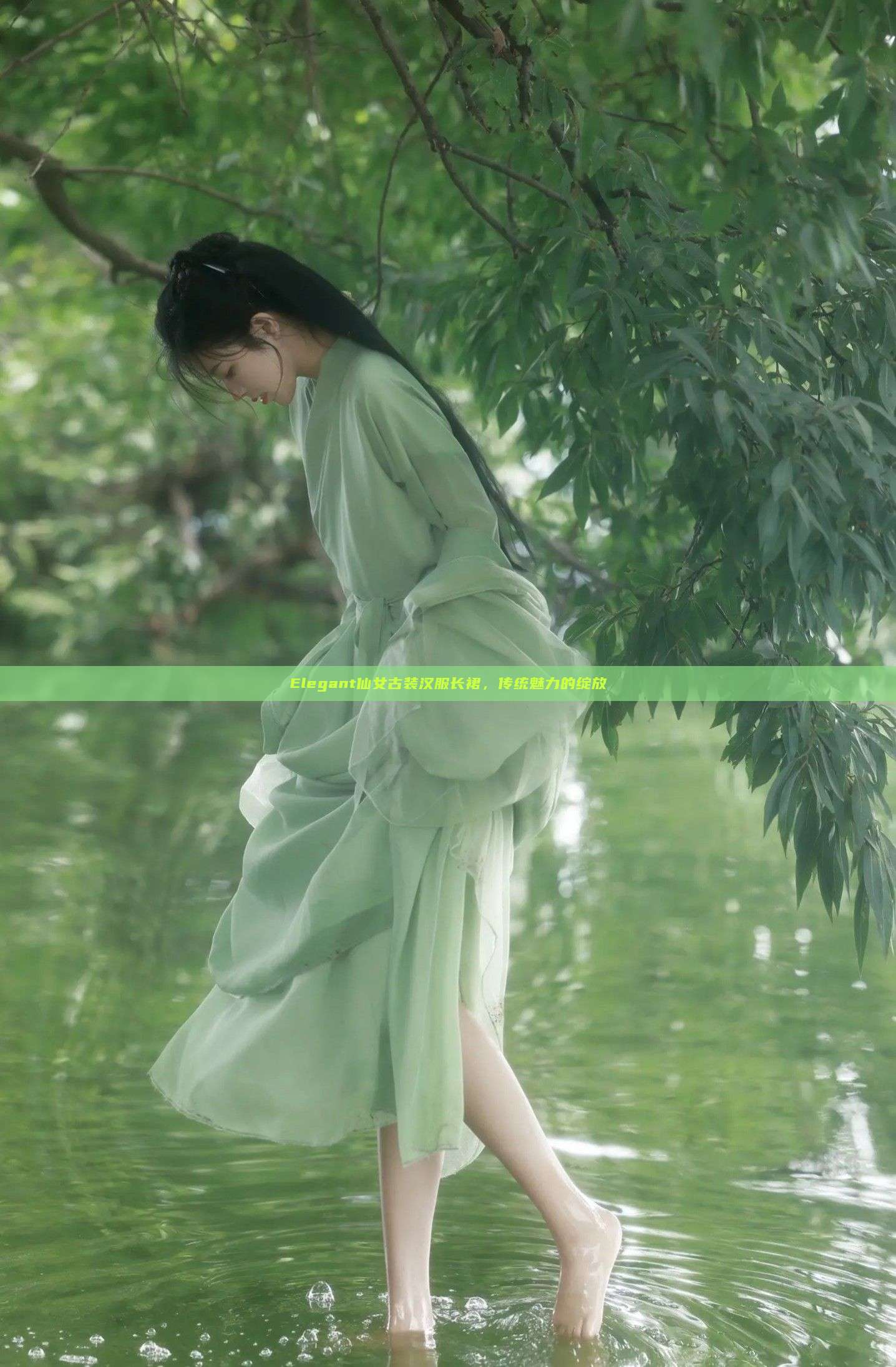 Elegant仙女古装汉服长裙,传统魅力的绽放 Elegant仙女古装汉服长裙,传统魅力的绽放