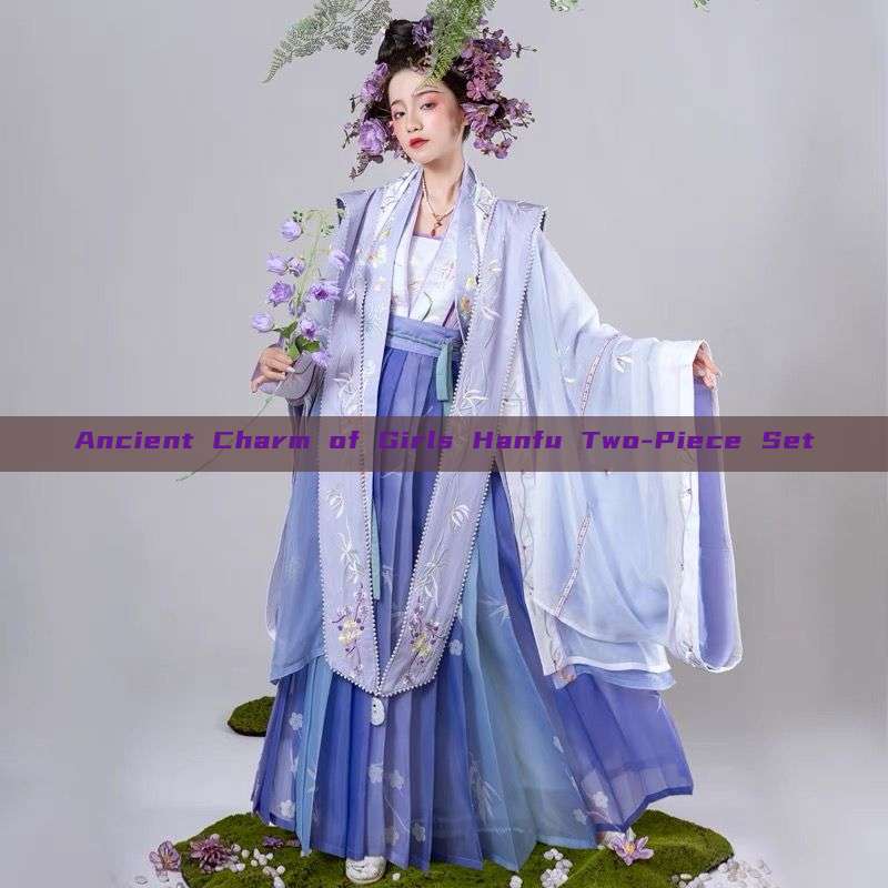 Ancient Charm of Girls Hanfu Two-Piece Set Ancient Charm of Girls Hanfu Two-Piece Set