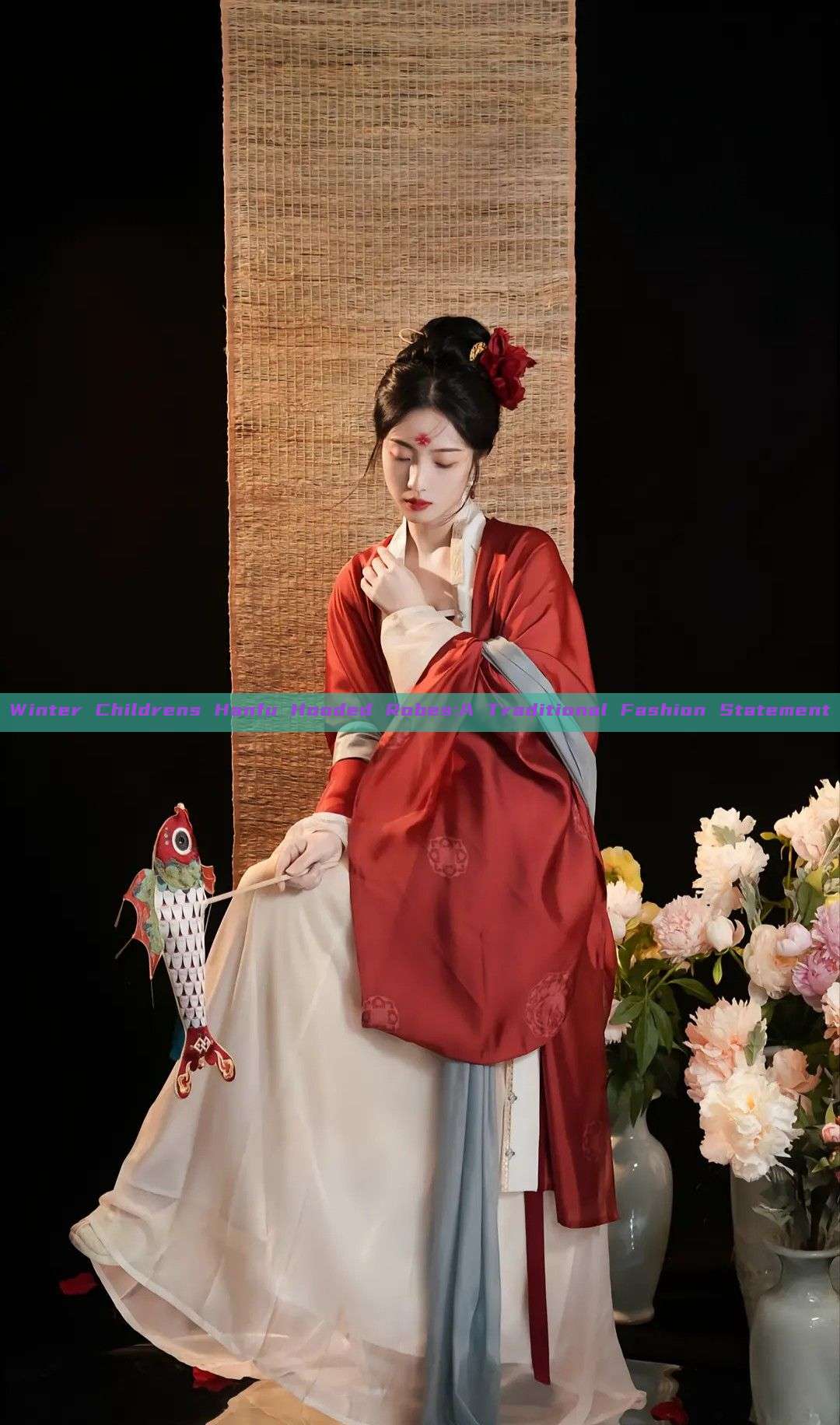Winter Childrens Hanfu Hooded Robes:A Traditional Fashion Statement