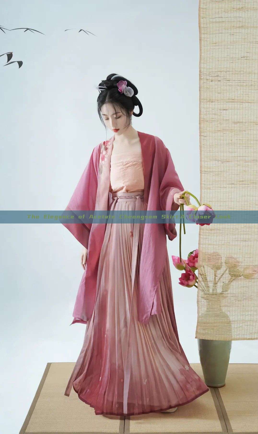 The Elegance of Acetate Cheongsam Skirt:A Closer Look The Elegance of Acetate Cheongsam Skirt:A Closer Look