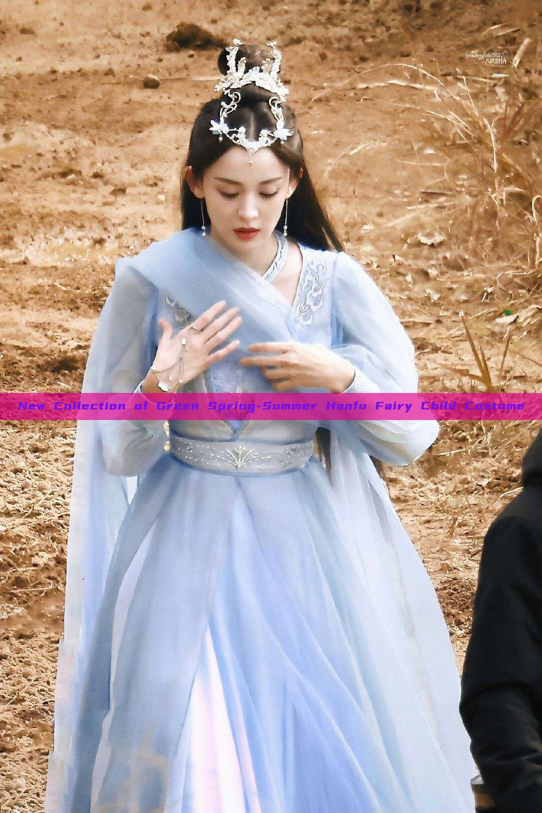 New Collection of Green Spring-Summer Hanfu Fairy Child Costume New Collection of Green Spring-Summer Hanfu Fairy Child Costume