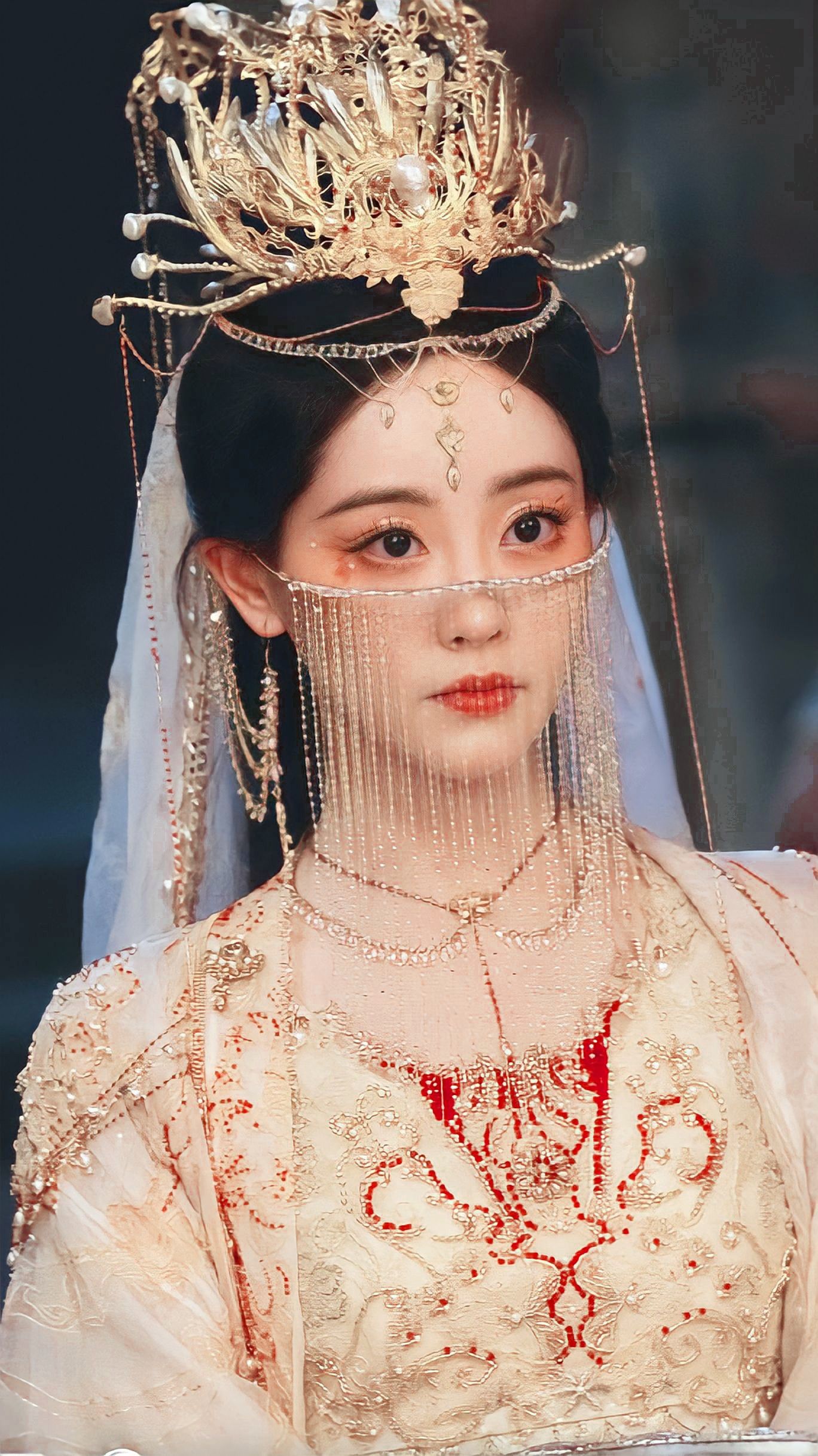 Little Baby in Traditional Chinese Hanfu Hair Accessories