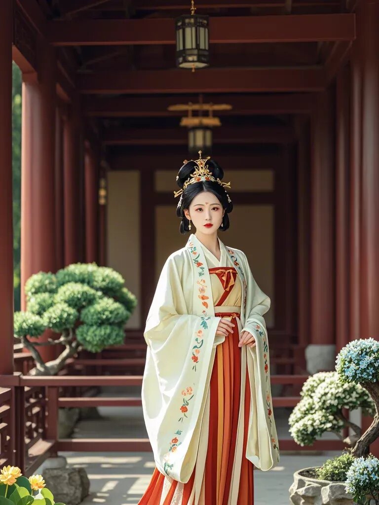 Classic Spring-Autumn Cheongsam with Seven-Quarter Length Sleeves