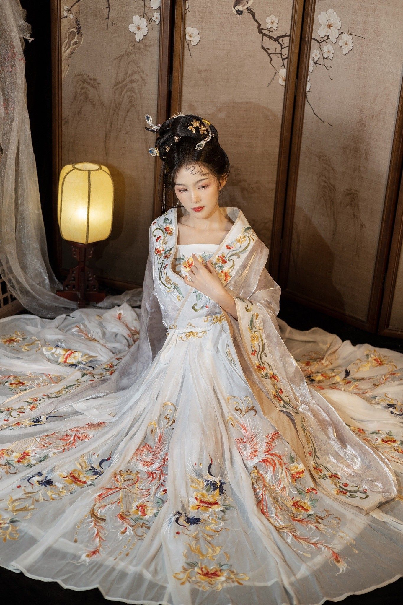 Orange Hanfu Headdress Accessories:A Spotlight on Traditional Elegance Orange Hanfu Headdress Accessories:A Spotlight on Traditional Elegance