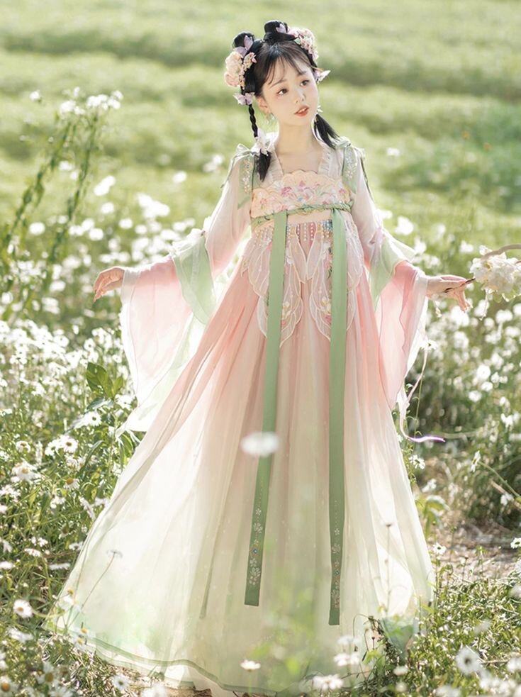 新中式国风印花改良旗袍连衣裙女
