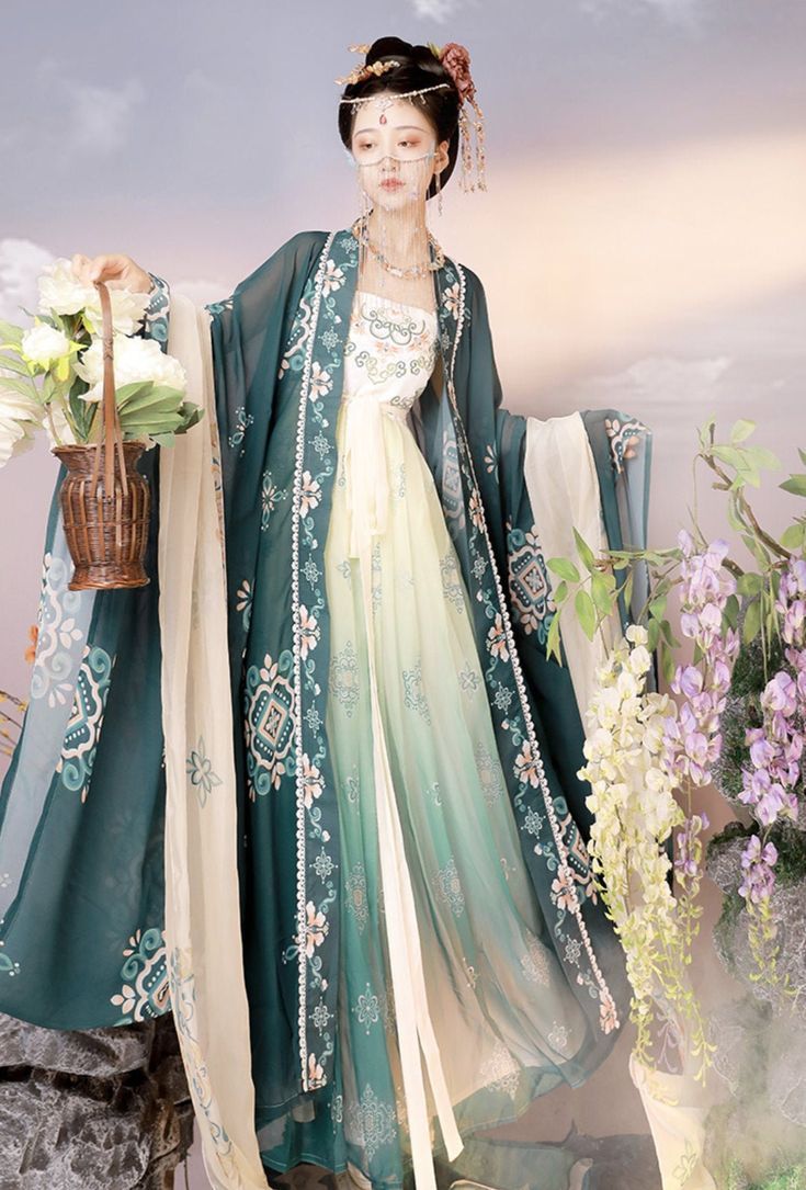 Embroidery-Adorned Horseface Skirt Ensemble for Women Embroidery-Adorned Horseface Skirt Ensemble for Women