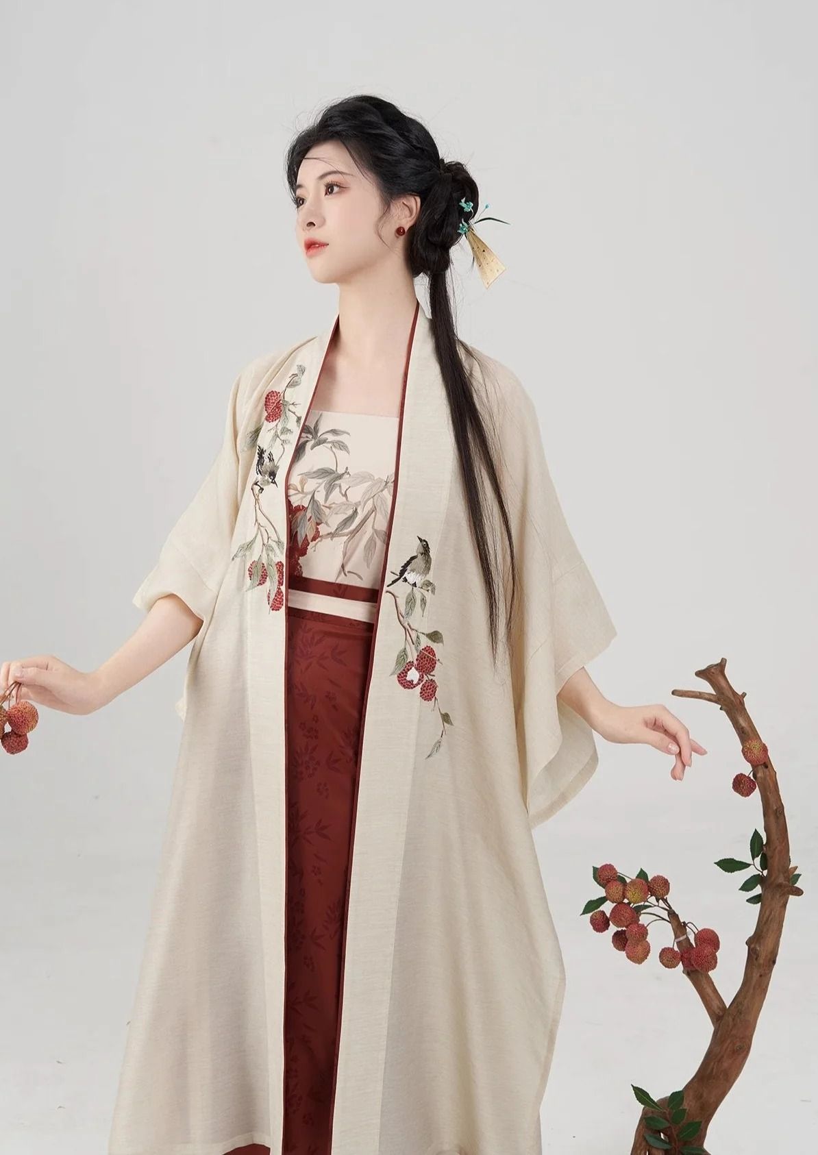 Stylish Summer Womens Horseface Skirt Set in Thin Fabric Stylish Summer Womens Horseface Skirt Set in Thin Fabric