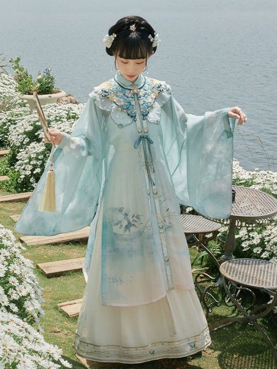 Little Girls Chinese Style Ma-Mian Skirt for Spring and Autumn Little Girls Chinese Style Ma-Mian Skirt for Spring and Autumn