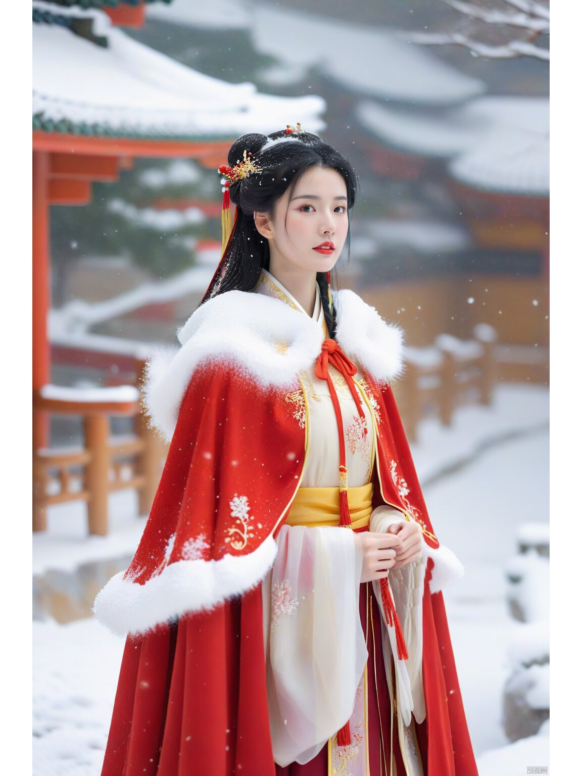 Displaying Traditional Hanfu on Hangars:A Showcase of Cultural Elegance