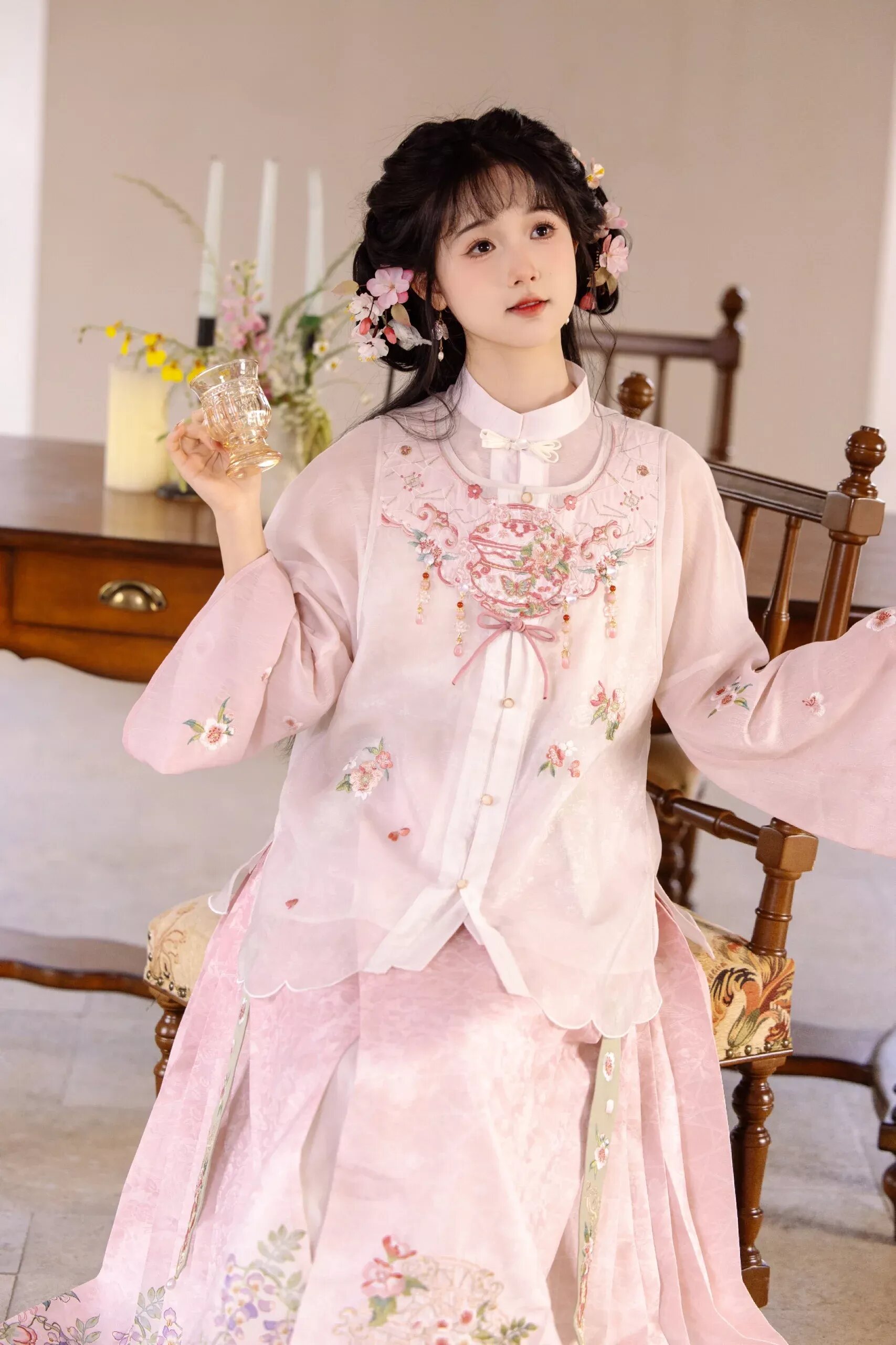 Summer Elegance in Mulberry Silk Cheongsam Dress Summer Elegance in Mulberry Silk Cheongsam Dress