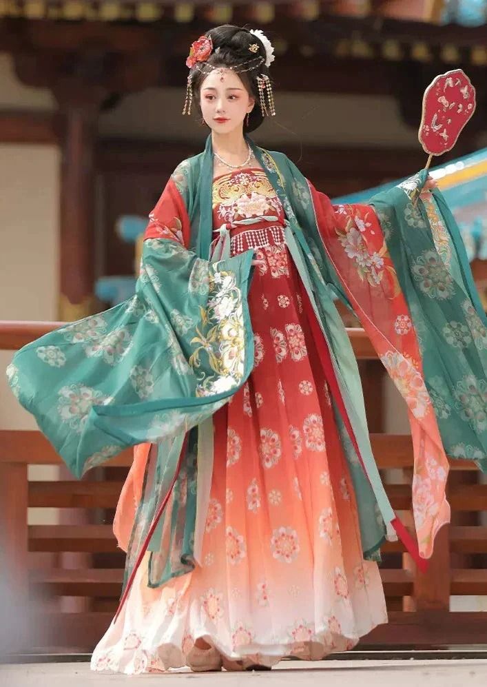 New Chinese Style Horseback Skirt for Girls in Summer