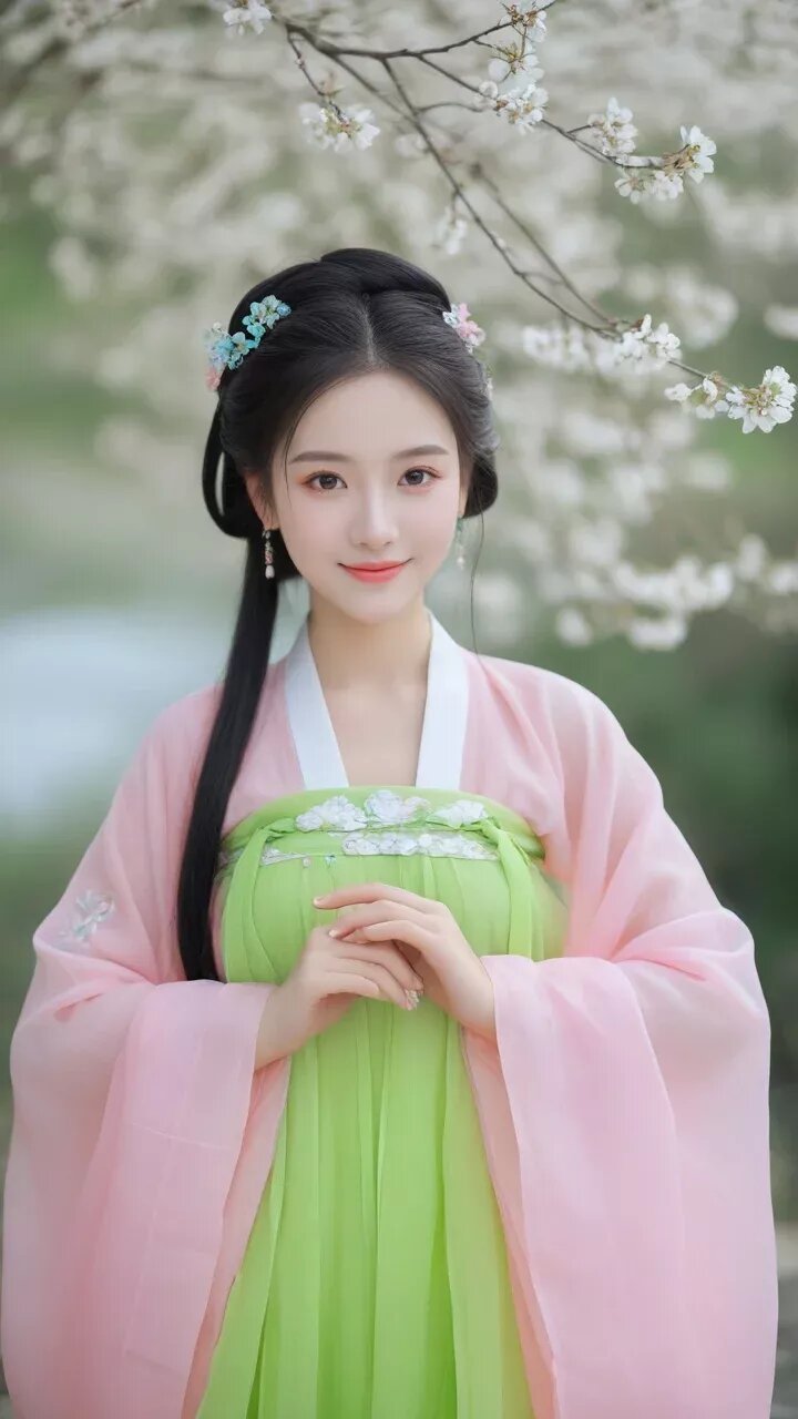 The Splendor of the Empress in Traditional Hanfu Attire The Splendor of the Empress in Traditional Hanfu Attire