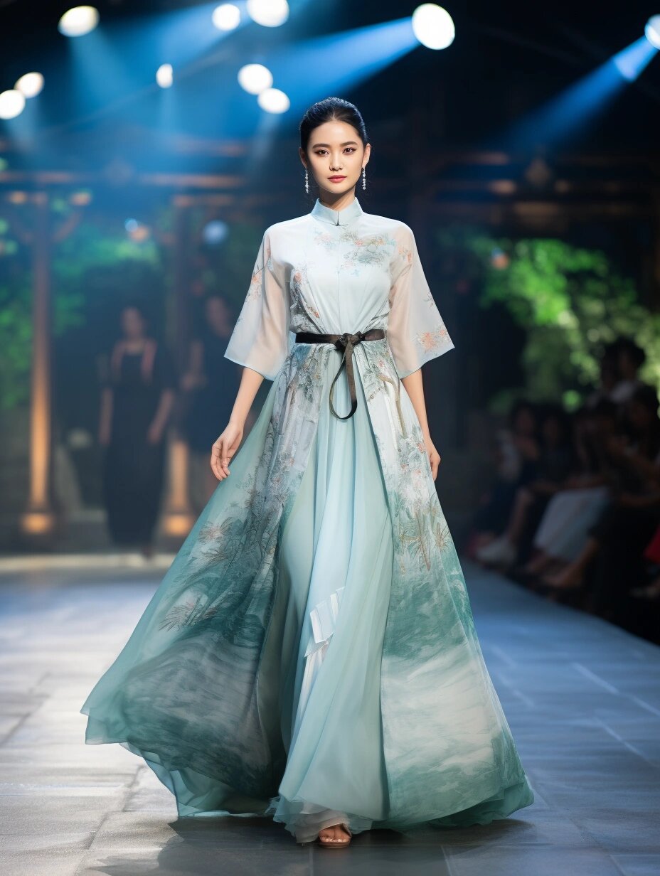 Butterfly and Flower Embroidery in Traditional Hanfu Fashion:A Cultural Journey