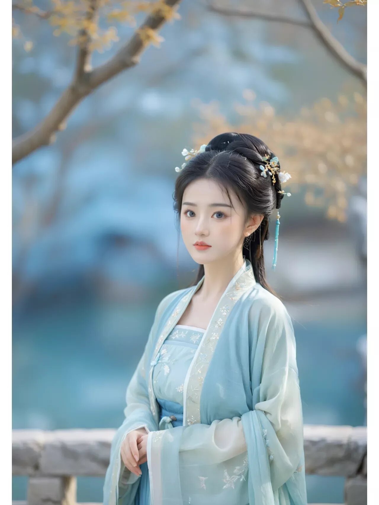 Vibrant Northeast China:The Splendid Journey of a Northeast Flower-Patterned Hanfu Woman Vibrant Northeast China:The Splendid Journey of a Northeast Flower-Patterned Hanfu Woman