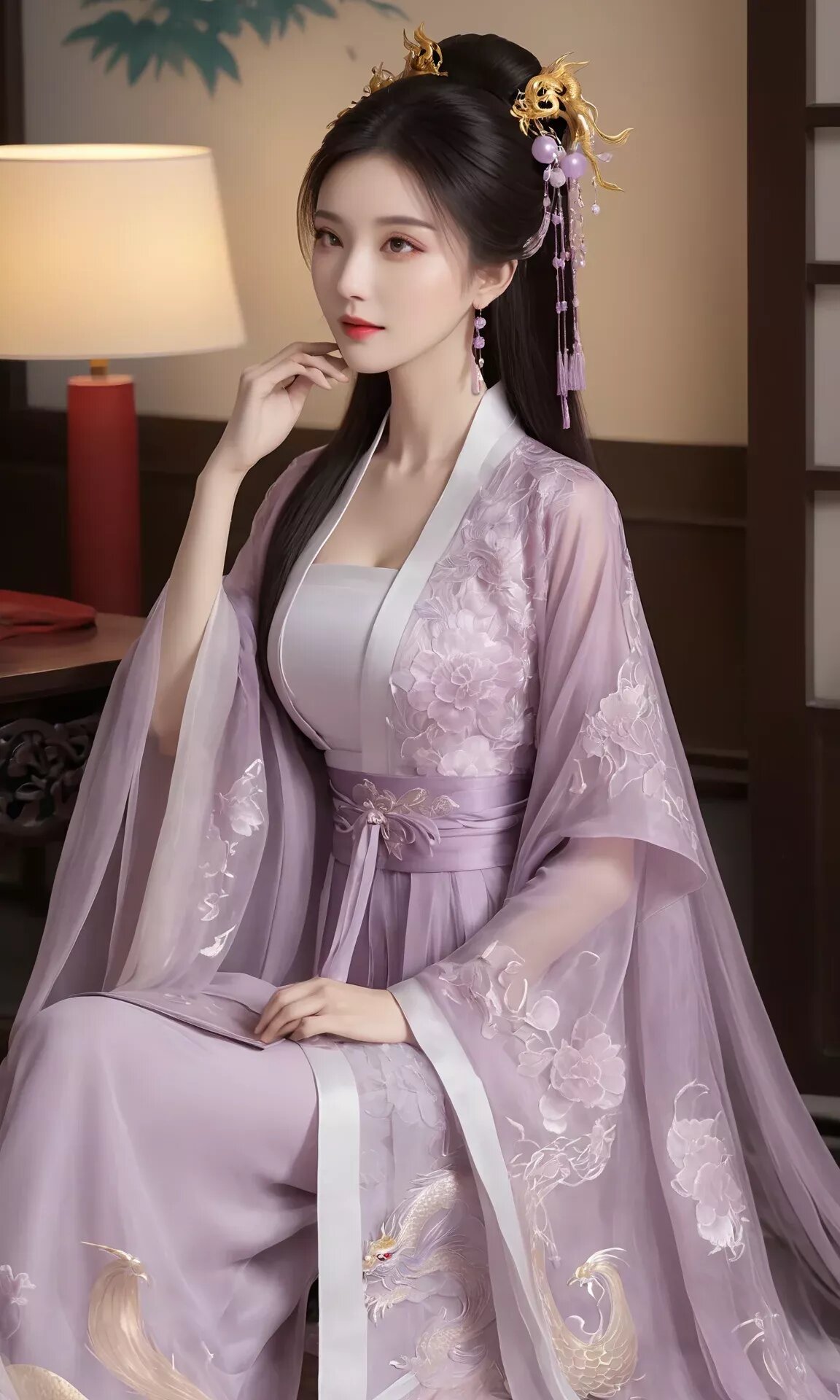 Lion-Hearted in the Sky:The Dominant Charm of the Starry Hanfu Leo Lion-Hearted in the Sky:The Dominant Charm of the Starry Hanfu Leo