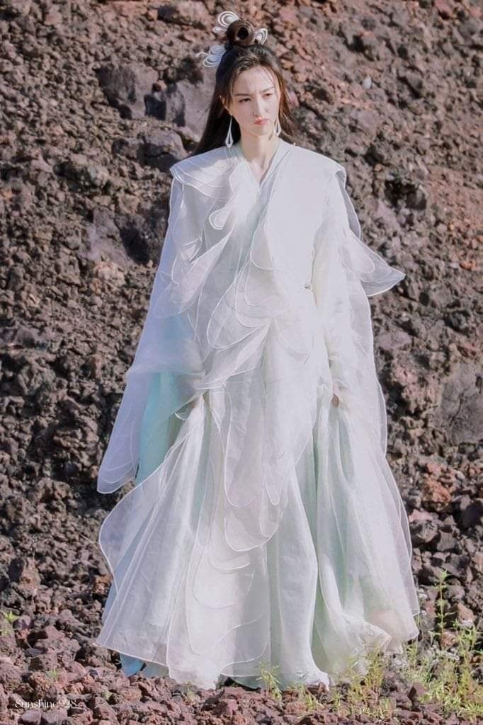 The Splendor of Sleeveless Hanfu in Ink Green The Splendor of Sleeveless Hanfu in Ink Green