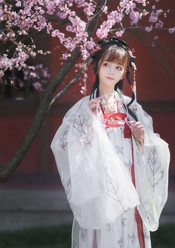 Tang-Style Hanfu Qixiong Ruqun for Girls:A Journey into Traditional Chinese Elegance Tang-Style Hanfu Qixiong Ruqun for Girls:A Journey into Traditional Chinese Elegance