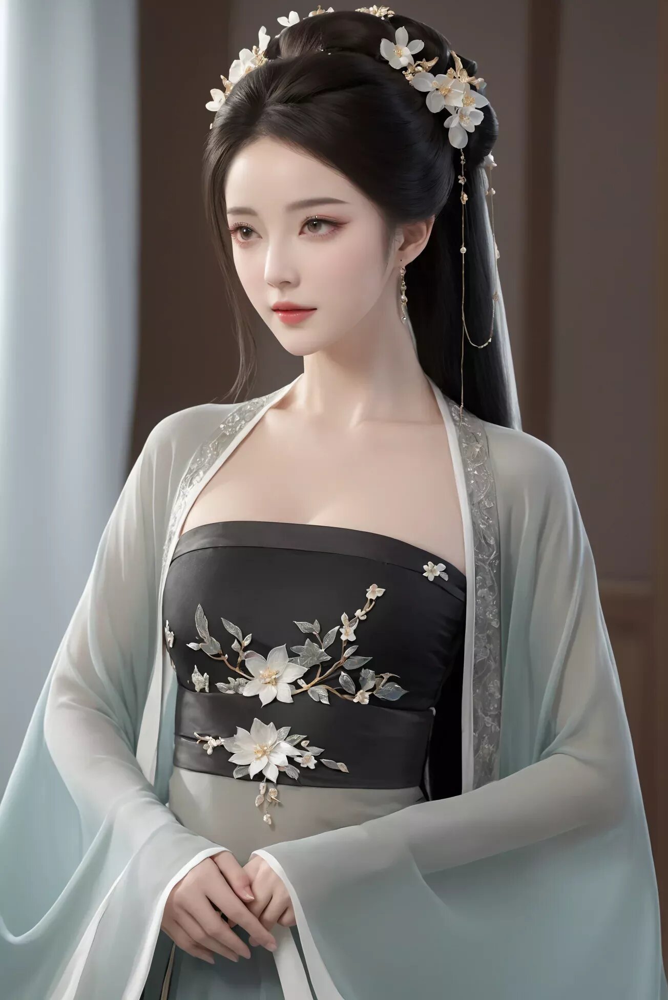The Charm of Cheongsam-Inspired Collarless Knitted Blouses The Charm of Cheongsam-Inspired Collarless Knitted Blouses