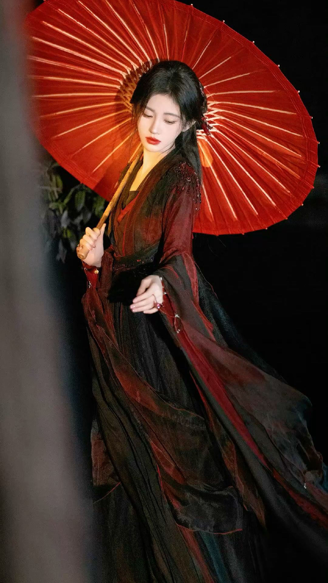 Little Girl in a Traditional Hanfu Long-sleeved Top