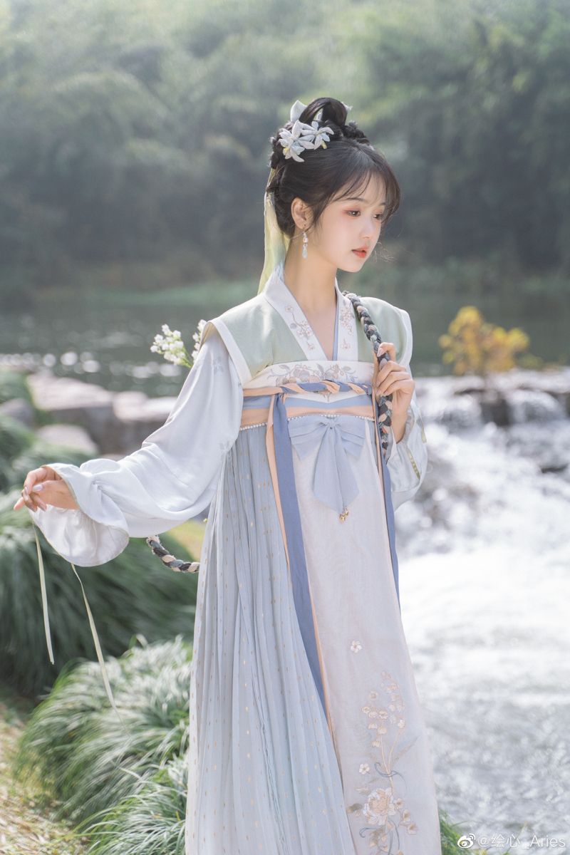 Summer Hanfu Childrens Wear for 3-Year-Old Girls