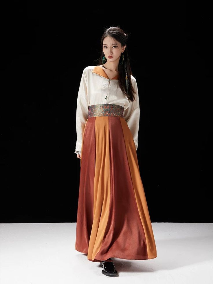 Spring and Autumn Girls Hanfu Traditional Chinese Dress for Young Children