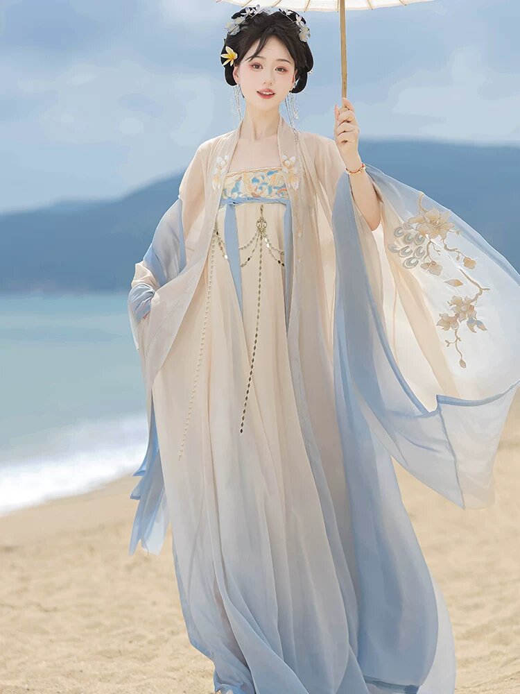 A Girls Traditional Chinese Hanfu Outfit:A Blend of Elegance and Heritage A Girls Traditional Chinese Hanfu Outfit:A Blend of Elegance and Heritage