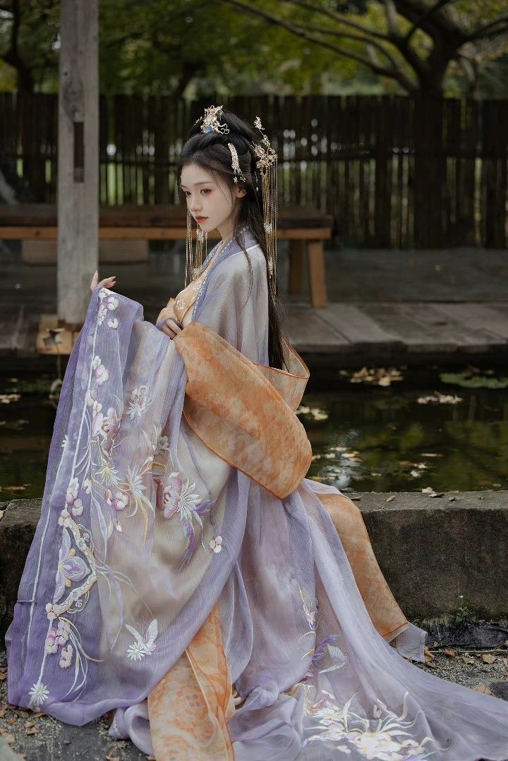 The Enchantment of Blue Girls Hanfu Shoes