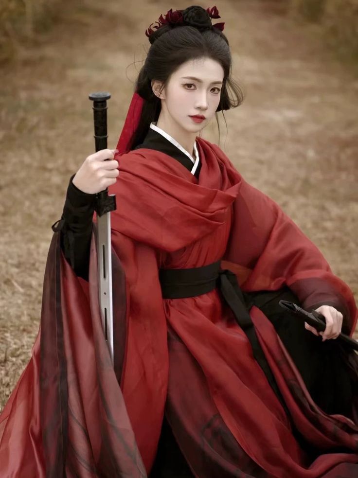 Ancient Style Hanfu Dress for Girls in Spring and Autumn Seasons