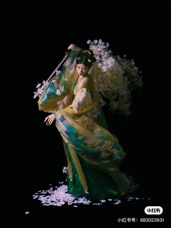 The Enchantment of a Purple Cheongsam Shawl The Enchantment of a Purple Cheongsam Shawl