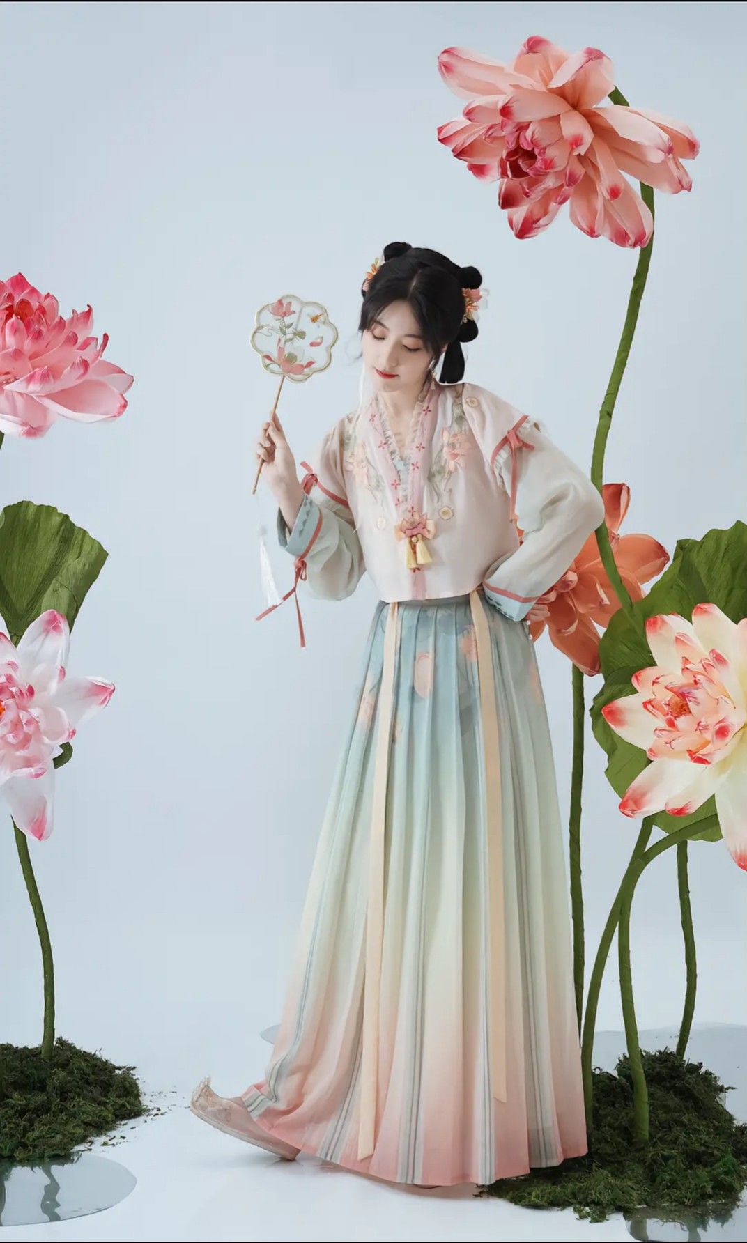Elegant Purple Minstyle Skirt:Embracing the New Chinese Fashion Elegant Purple Minstyle Skirt:Embracing the New Chinese Fashion