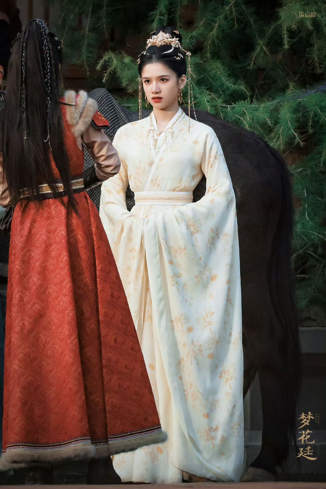 Elegant Girls High-End Dress:The Fusion of Traditional Hanfu and Modern Charm