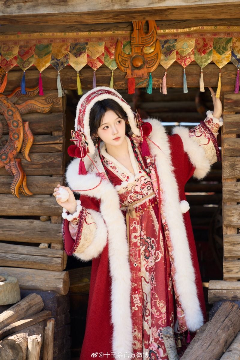 Purple Hanfu Shoes for Little Girls